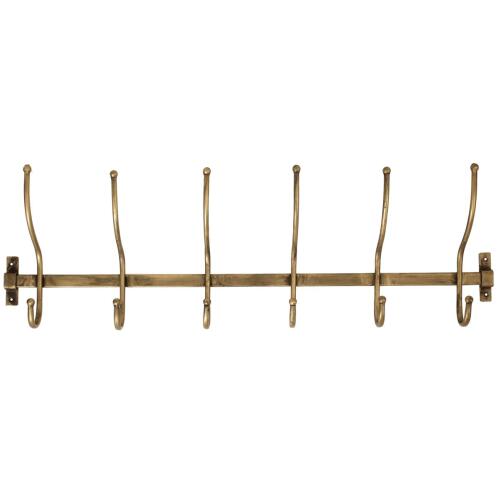 ArteLibre Κρεμάστρα Τοίχου Μέταλλο 76.5x8.5x24cm Χρυσό