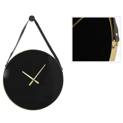 ArteLibre Ρολόι Τοίχου Μέταλλο 60x5x94cm Χρυσό