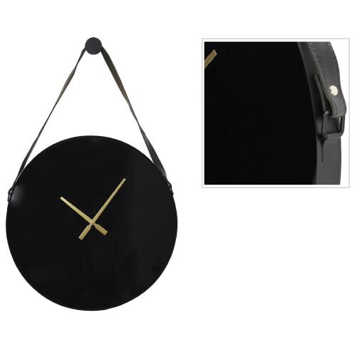 ArteLibre Ρολόι Τοίχου Μέταλλο 60x5x94cm Μαύρο