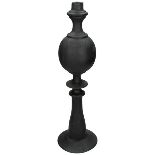 ArteLibre Κηροπήγιο Polyresin 13x13x44cm Μαύρο