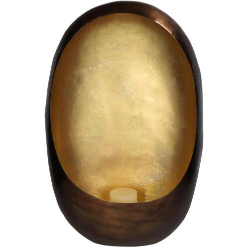 ArteLibre Κηροπήγιο Μέταλλο 37x20x60cm Χρυσό