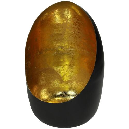 ArteLibre Κηροπήγιο Μεταλλικό 17x17x27cm Μαύρο