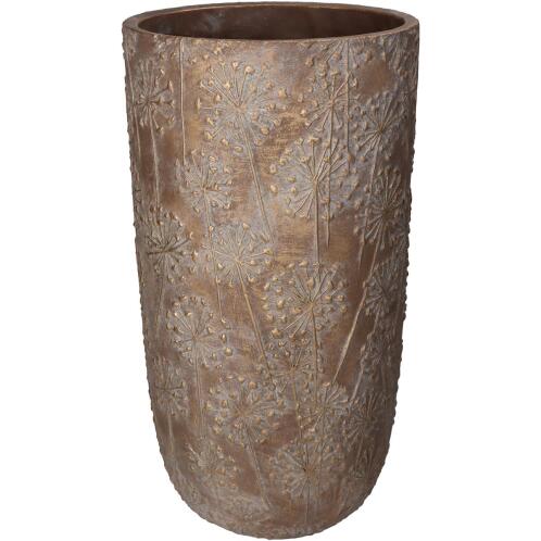 ArteLibre Κασπώ Πικραλίδα Τσιμέντο 21x21x40cm Χρυσό