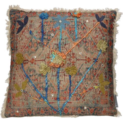 ArteLibre Μαξιλάρι Vintage Βαμβακερό 45x45cm Πολύχρωμο