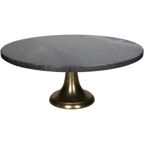 ArteLibre Τουρτιέρα Μάρμαρο 36.7x36.7x15.2cm Μαύρο