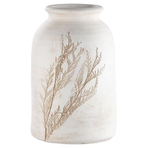 ARTELIBRE Βάζο Στάχυα Λευκό Κεραμικό 30cm