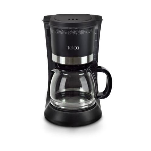 Telco 060131 Ηλεκτρική Kαφετιέρα  900W 1.2Lt Mαύρη