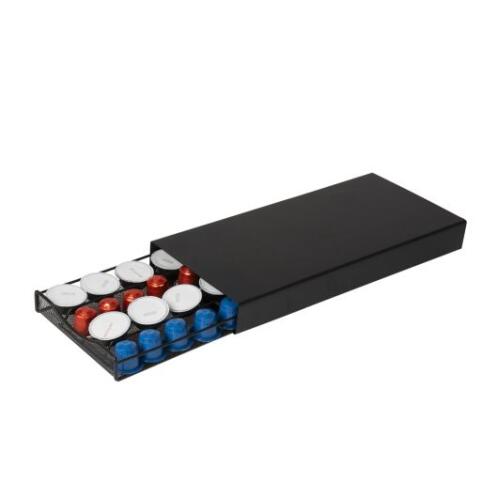 DICTRO LUX Συρτάρι αποθήκευσης για κάψουλες καφέ μεταλλικό και βάση στήριξης καφετιέρας