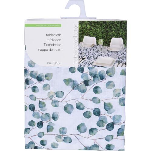 SMART MARKET Τραπεζομάντηλο Με Σχέδιο Φύλλα 100% Polyester 130x180cm