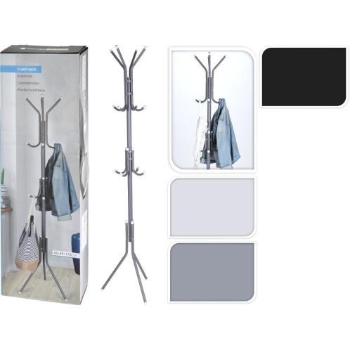 SMART MARKET Καλόγερος 12 Θέσεων Μέταλλο 45x45x175cm Σε 3 Χρώματα