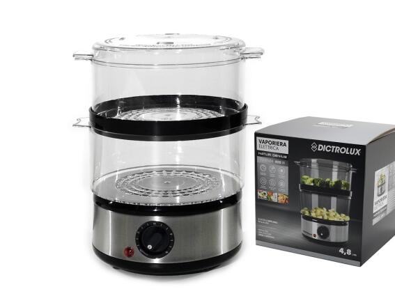 SMART MARKET Ατμομάγειρας Inox 4.8lt 400W