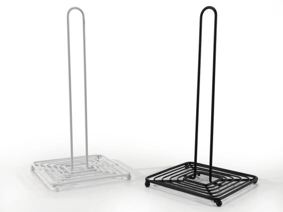 ARTELIBRE Βάση Ρολού Κουζίνας Μέταλλο 15x15x30cm Σε 2 Χρώματα