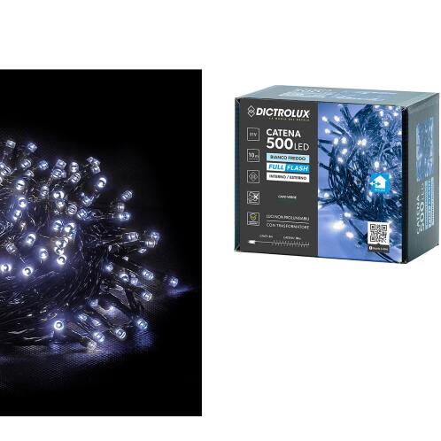 ARTELIBRE 500 LED Εσωτ. & Εξωτ. Χώρου Με Μετασχηματιστή Ψυχρό Λευκό Φως Πράσινο Καλώδιο Μη Επεκτεινόμενο IP44 31V 10+3m