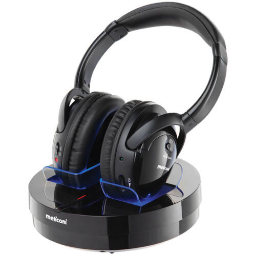 MELICONI Ασύρματα στερεοφωνικά ακουστικά 864MHz, HP300 CUFFIA TV PROFESSIONAL