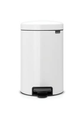 BRABANTIA Δοχείο Απορριμμάτων με Πεντάλ Λευκό New Icon 12lt - 080.1119/69