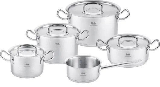 Fissler Σκεύη Retro Original Profi -Ανοξείδωτα Σετ 5 Τεμαχίων
