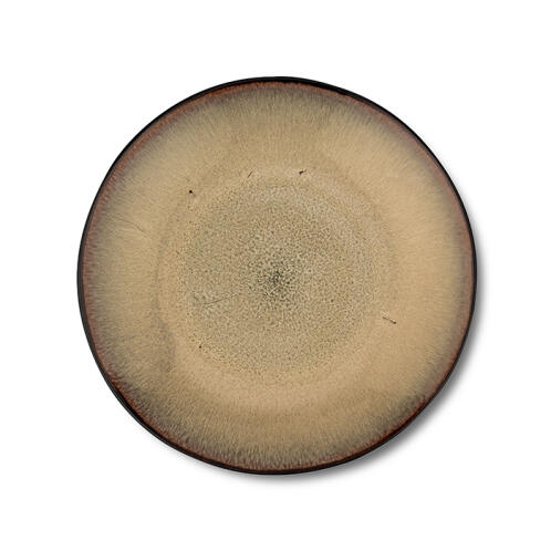 NAVA Πιάτο ρηχό stoneware "Skylar" καφέ 27cm