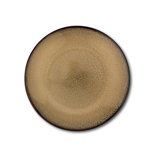 NAVA Πιάτο φρούτου stoneware "Skylar" καφέ 20cm