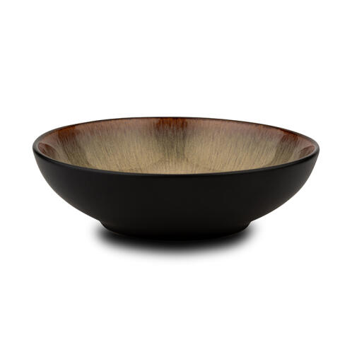 NAVA Πιάτο σούπας stoneware "Skylar" καφέ 20cm