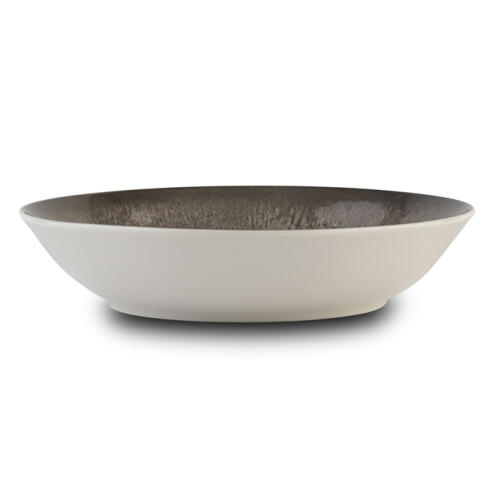 NAVA Πιάτο σούπας πορσελάνινο γκρι "Alexandra" 20cm