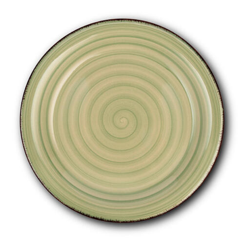 NAVA Πιάτο ρηχό stoneware "Lines Oil green" 27cm