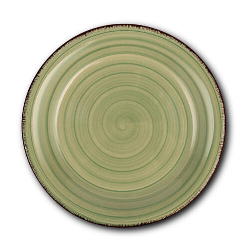 NAVA Πιάτο φρούτου stoneware "Lines Oil green" 19.5cm