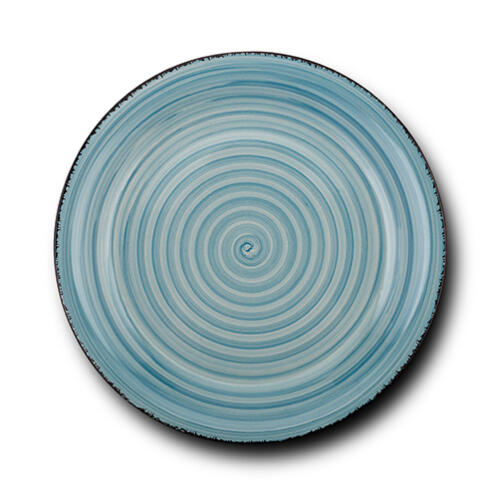NAVA Πιάτο ρηχό stoneware "Lines Faded Blue" 27cm