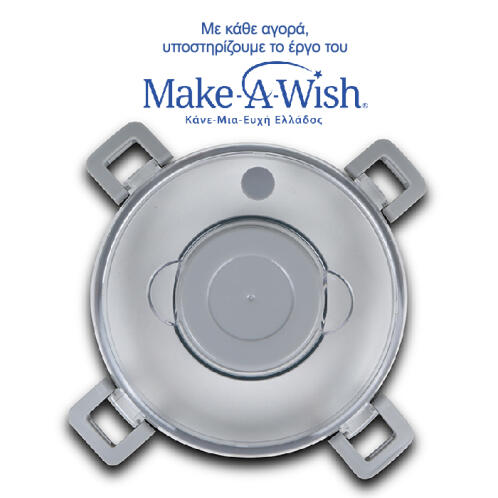 NAVA Ανταλλακτικό καπάκι στρογγυλό  "We Care" διάφανο