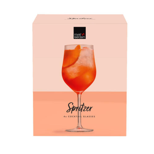 Royal Leerdam Ποτήρια 600ml Spritzer Cocktails -Γυάλινα Σετ 4 Τεμαχίων