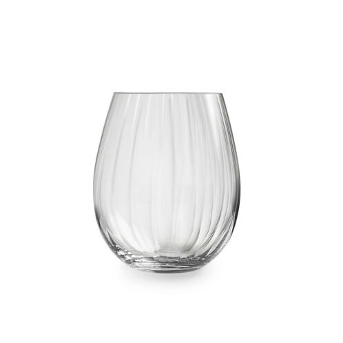 Royal Leerdam Ποτήρια Νερού 440ml Plisse Σετ 4 Τεμαχίων- Γυαλί