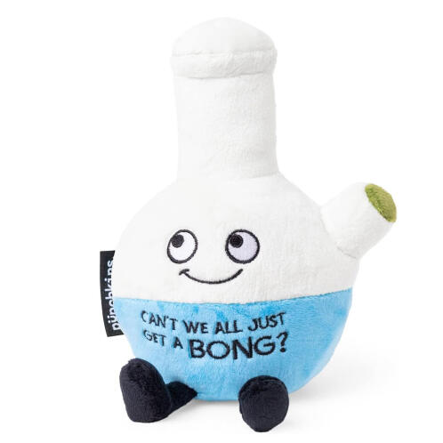Punchkins Plush Χιουμοριστικό Λούτρινο Μπόνγκ – "Can't We All Just Get A Bong?"