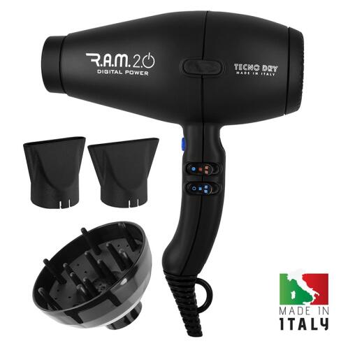 TECNO DRY ΣΕΣΟΥΑΡ ΕΠΑΓΓ.BRUSHLESS 2500W RAM 2.0 p. 2ΣΤΟΜΙΑ ΜΑΥΡΟ