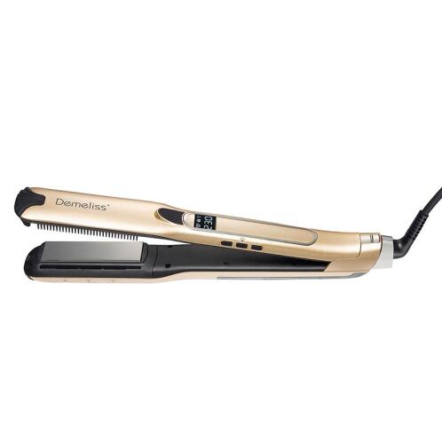 DEMELISS Ψηφιακή Πρέσα Μαλλιών Με Ατμό & Πλάκες Τιτανίου 230˚C 20015