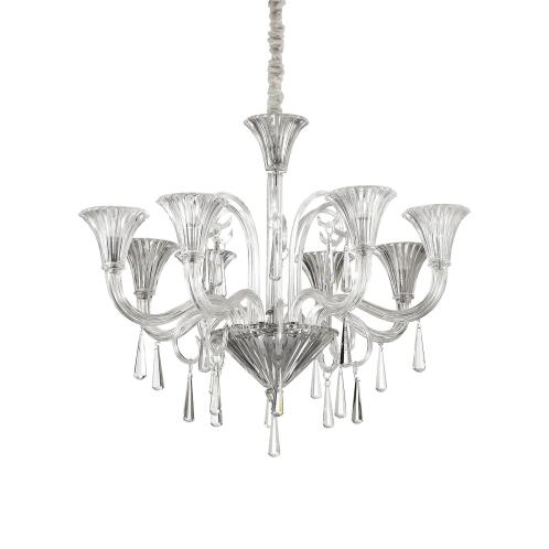 Ideal Lux Κρεμαστό Φωτιστικό Οροφής Πολύφωτο SANTA SP8 103518