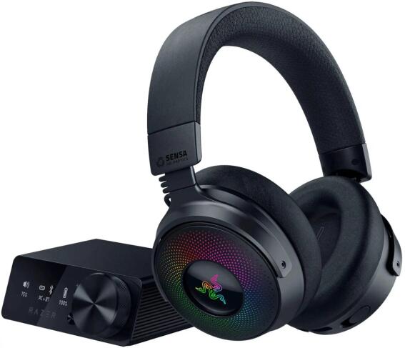 Razer Kraken V4 Pro & OLED On Ear Gaming Headset Control Hub Ασύρματο 3.5mm Bluetooth USB