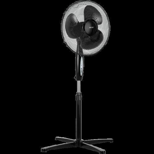 MPM Ορθοστάτης Ανεμιστήρας με Remote Control 40 cm 45W Μαύρος