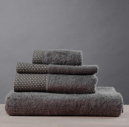 White Fabric Πετσέτα Dante Μπεζ Προσώπου