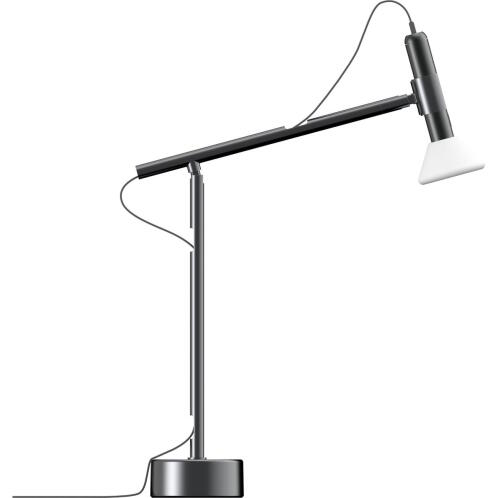 Allocacoc® FlashLight |DeskSpot| warm Επαναφορτιζόμενος Φακός LED με βάση γραφείου (γκρι)