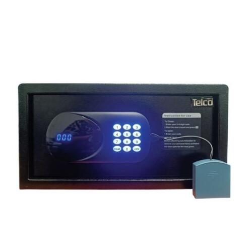TELCO ΧΡΗΜΑΤΟΚΙΒΩΤΙΟ ΜΕ ΨΗΦΙΑΚΟ ΚΛΕΙΔΩΜΑ ΚΑΙ ΟΘΟΝΗ 42EB 42*37*20CM  ΜΑΥΡΟ