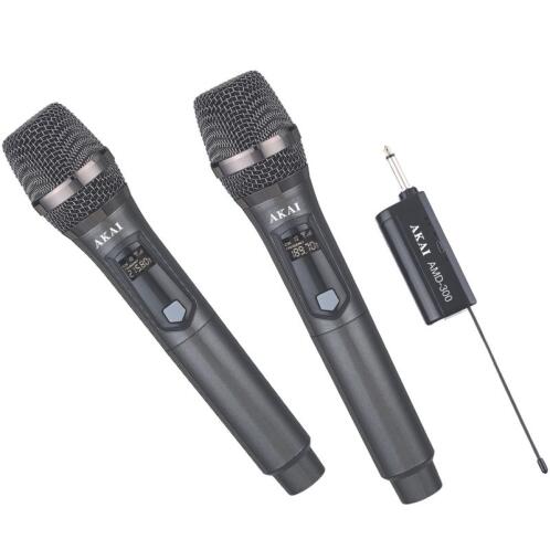 Akai Σετ 2 Ασύρματων Μικροφώνων 174-216MHz AMD-300