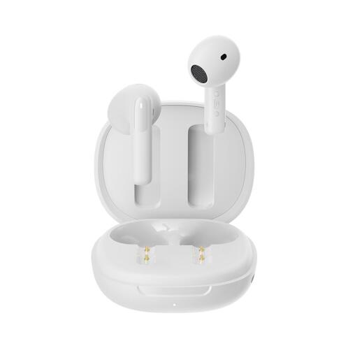 QCY AilyBuds E20 White- Hybrid ANC Semi-Ear TWS earbuds 6mics 13mm dynamic driver IPX4 BT5.4 35h