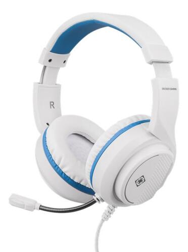 Deltaco Gaming Stereo Headset for PS5, 1x 3.5mm connector,white GAM-127-W