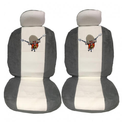 Guard Sam Ημικαλύμματα Αυτοκινήτου Σετ 4 Τεμάχια Γκρι Άσπρα