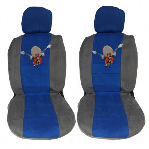 Guard Sam Ημικαλύμματα Αυτοκινήτου Σετ 4 Τεμάχια Γκρι Μπλε