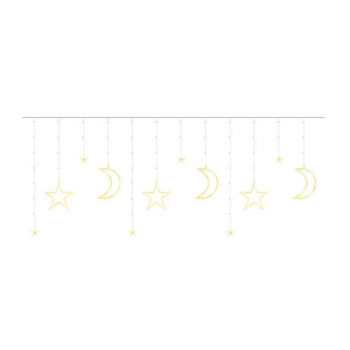 Χριστουγεννιάτικη Κουρτίνα 5.7 m με 138 Λαμπάκια LED Θερμό Λευκό 31V SPM 11329