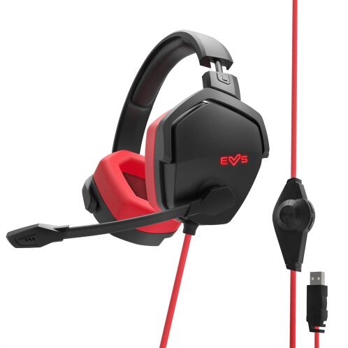ENERGY SISTEM Gaming Headset ESG 4 Surround 7.1 USB Κόκκινο 452552
