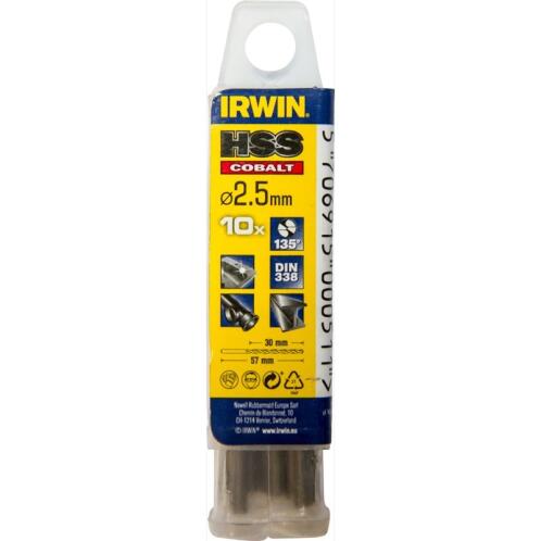 ΤΡΥΠΑΝΙ ΚΟΒΑΛΤΙΟΥ IRWIN 2.5 PK10