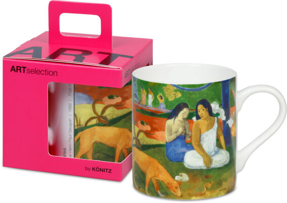 Konitz Κούπα 400ml Πράσινη Arearea by Paul Gauguin Art Πορσελάνη Σε Συσκευασία Δώρου