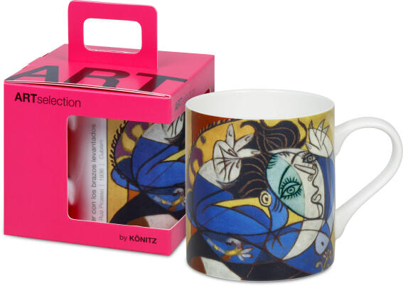 Konitz Κούπα 400ml Mujer con los brazos Levantados Picasso Art Πορσελάνη Σε Συσκευασία Δώρου
