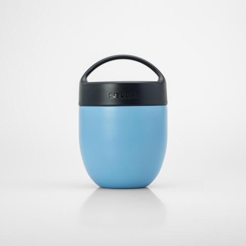 Smash Δοχείο Φαγητού Θερμομονωτικό Ανοξείδωτο Widemouth 500ml Μπλε